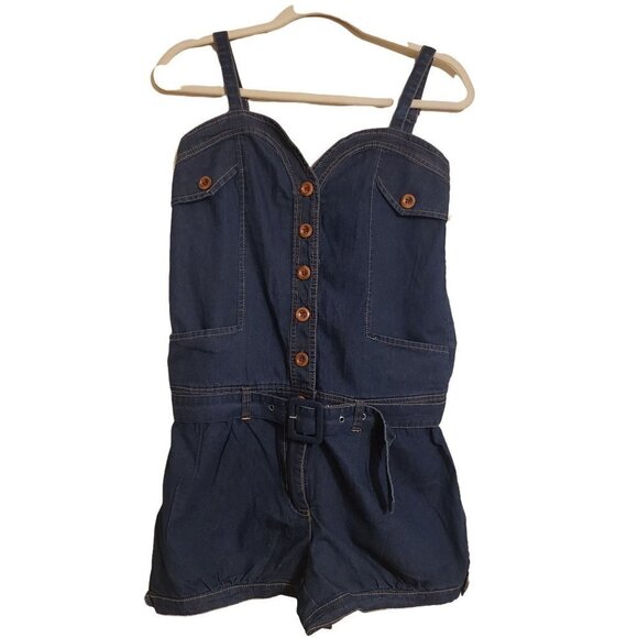 Santory Pants - Santory Jean Romper Size S NWT
